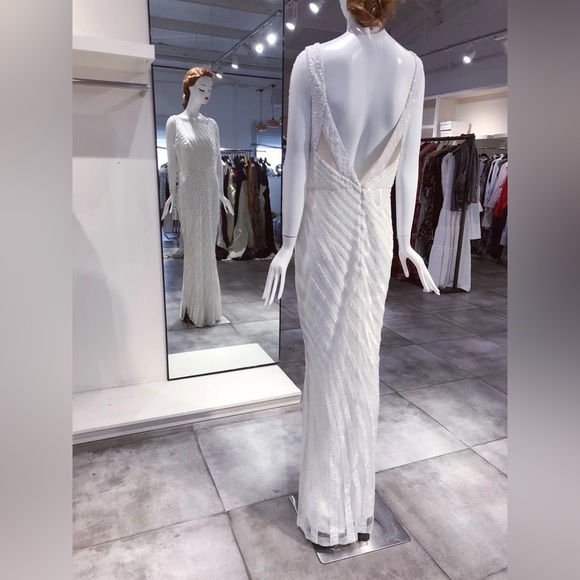 US 12 Rachel Gilbert Milla Gown NWOT - Picture 7 of 14